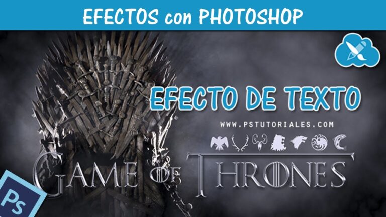 Transforma tu mundo con las letras de Juego de Tronos en Photoshop