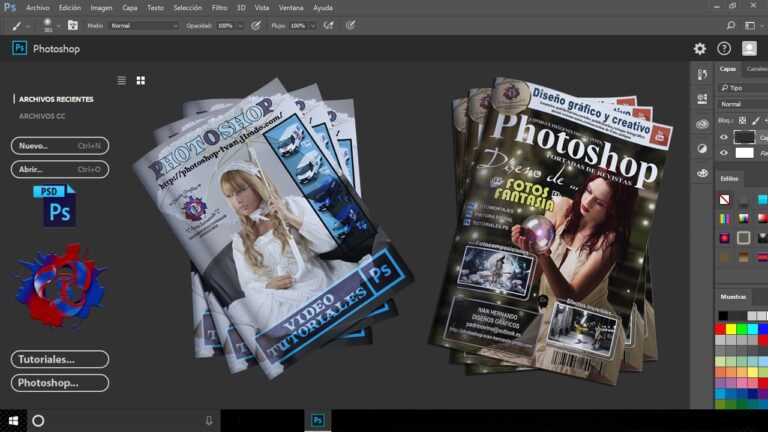 Plantillas de portada para revistas en Photoshop: crea dise&ntilde;os impactantes en minutos
