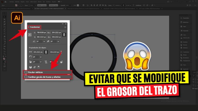 Domina el arte de mantener la proporci&oacute;n en Illustrator con t&eacute;cnicas de trazo