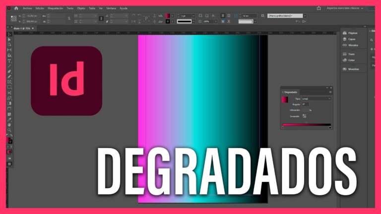 Domina el arte del degradado en InDesign en pocos pasos